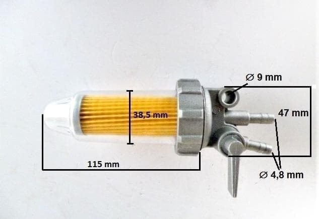 Brandstoffilter universeel met korf | Kubota | Yanmar | Iseki | Zen-noh | Hinomoto - 5