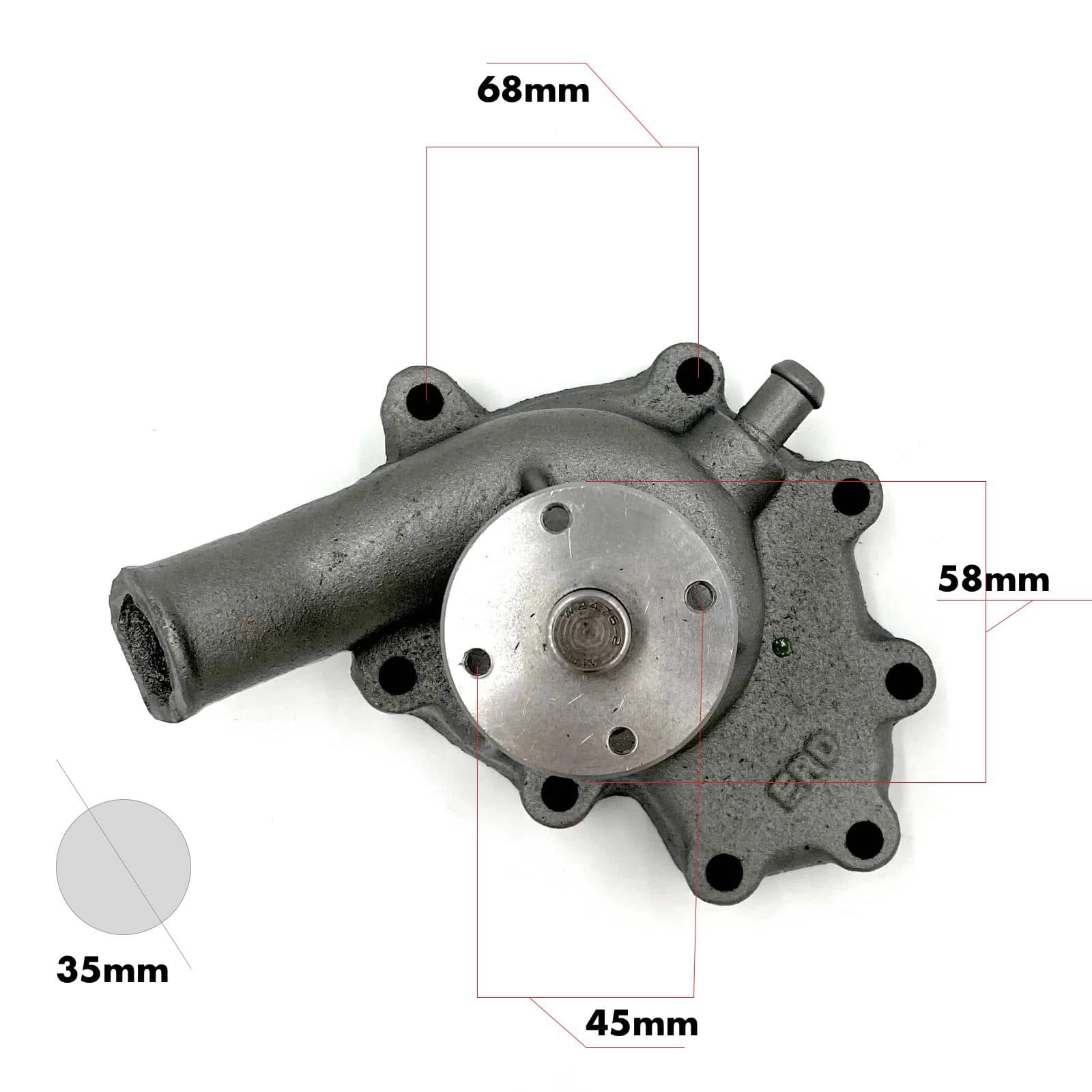 Waterpomp Hinomoto E2304 | E21 – E25 | Massey Ferguson 1030, 1035