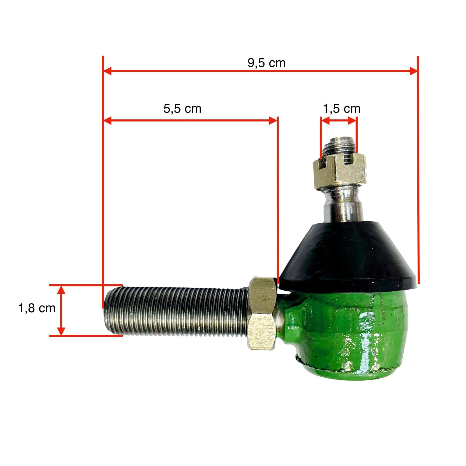Track rod end Yanmar YM | FX | Left - 3