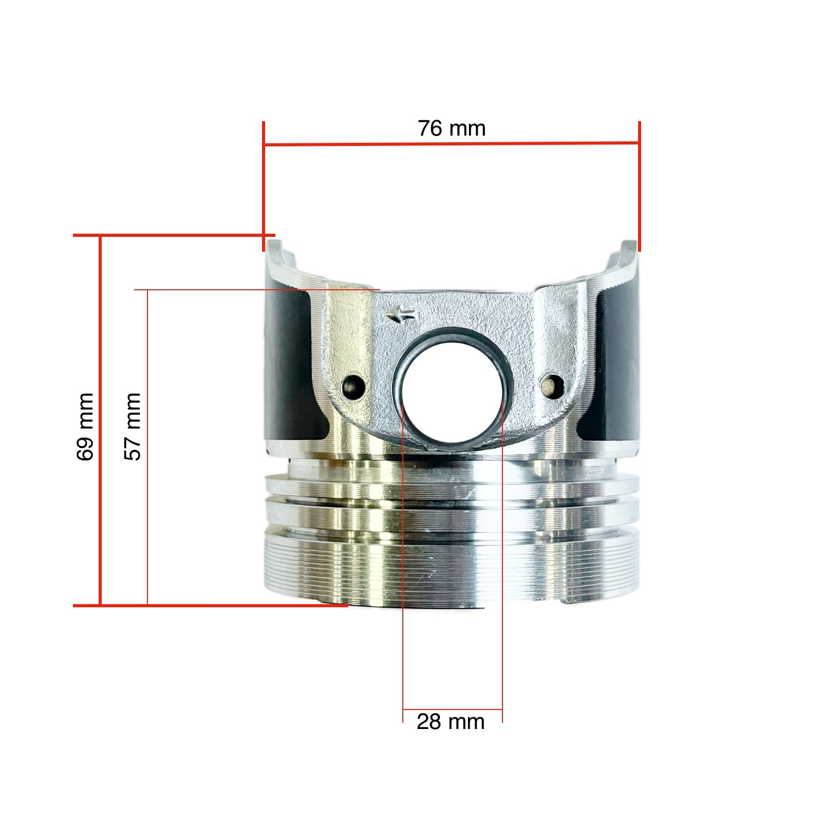 Piston Kubota D1005 | A-17 | A-175 | X-20 | B21 | B2100 | B2320 | B7500 | - 2