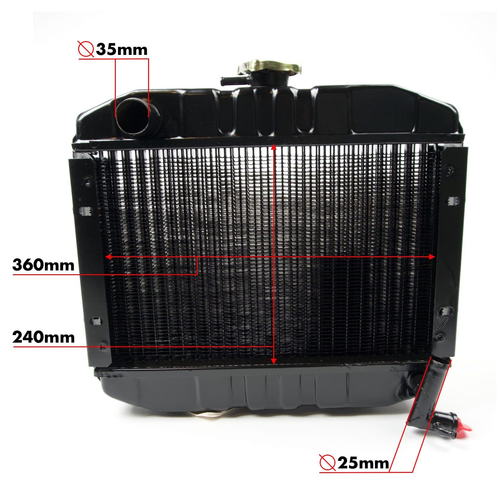 Radiateur Iseki Landhope TU120-177