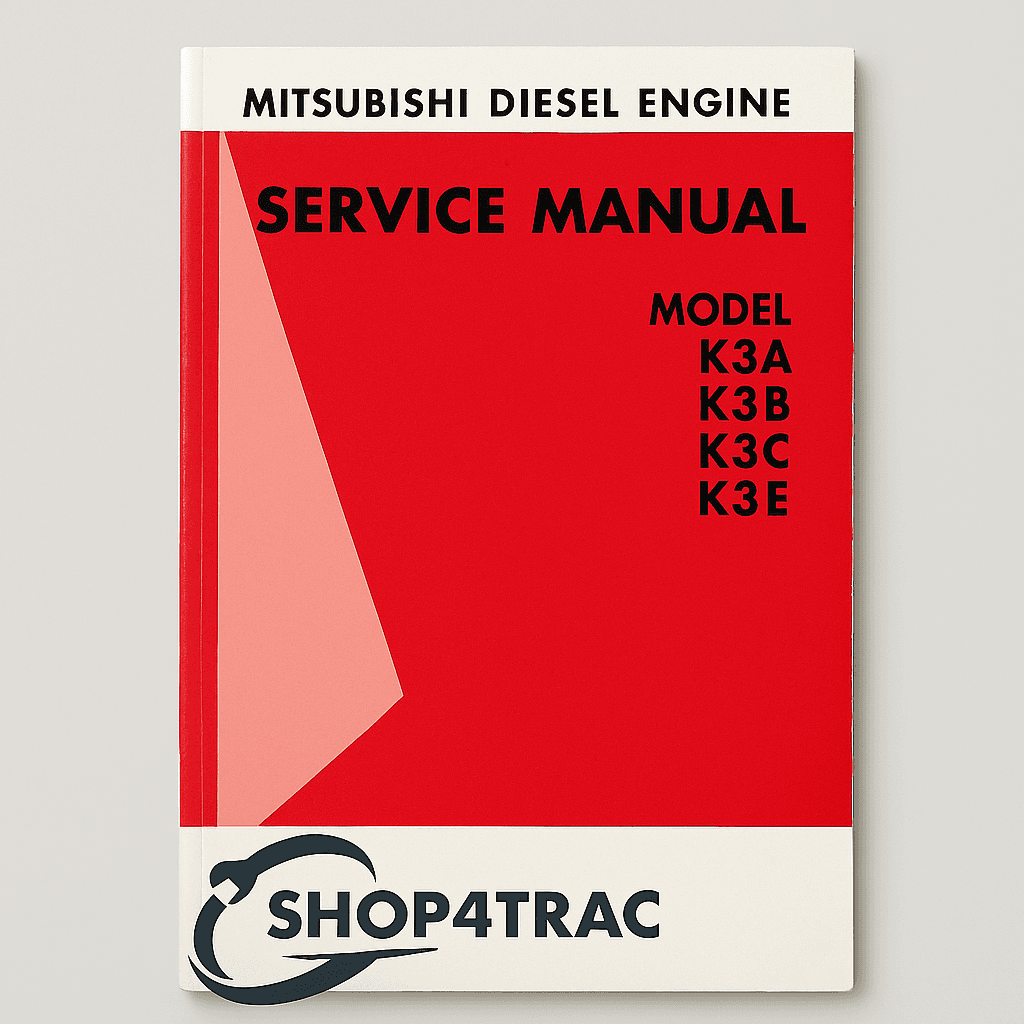 Handleiding service manual Mitsubishi K3A | K3B | K3C | K3D | K3E | Bolens | Suzue | Case | Hanix | Pel job