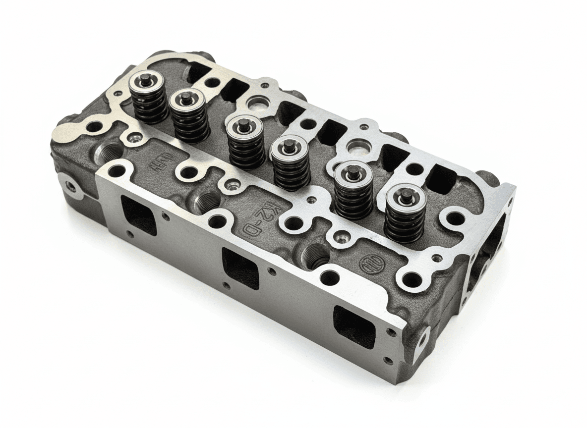 Cilinderkop compleet Kubota | D1105 | D1305 A-19 A-195 GB20 | Bobcat | Versie 2 | TIER4 motoren - 3