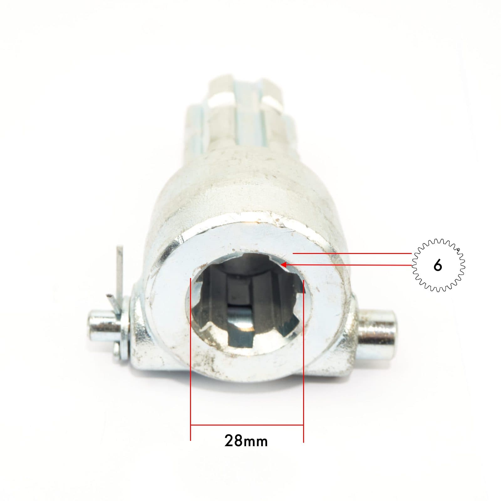 PTO aftakas verloopstuk adapter Kubota B5000 | B5001 - 3