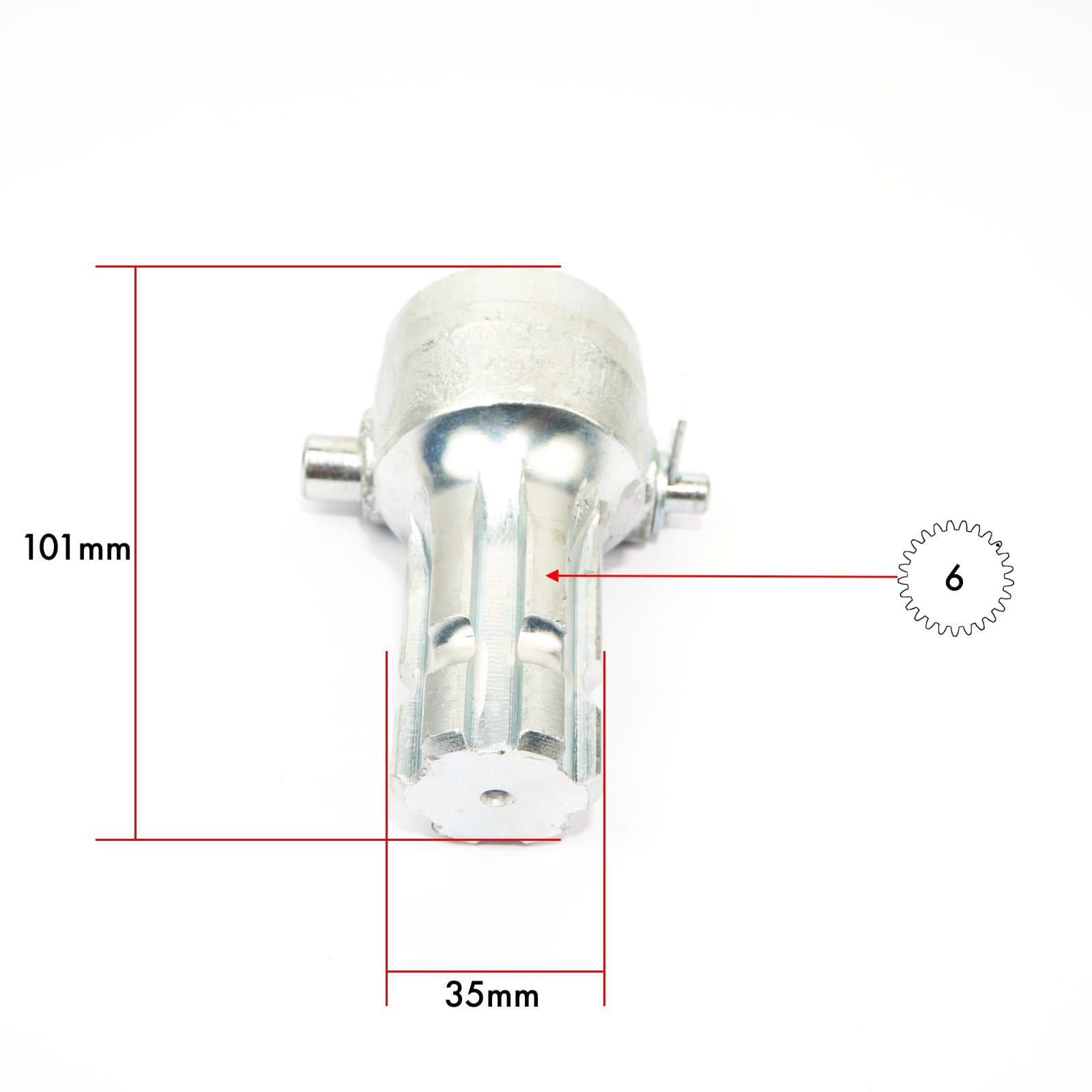 PTO aftakas verloopstuk adapter Kubota B5000 | B5001 - 2