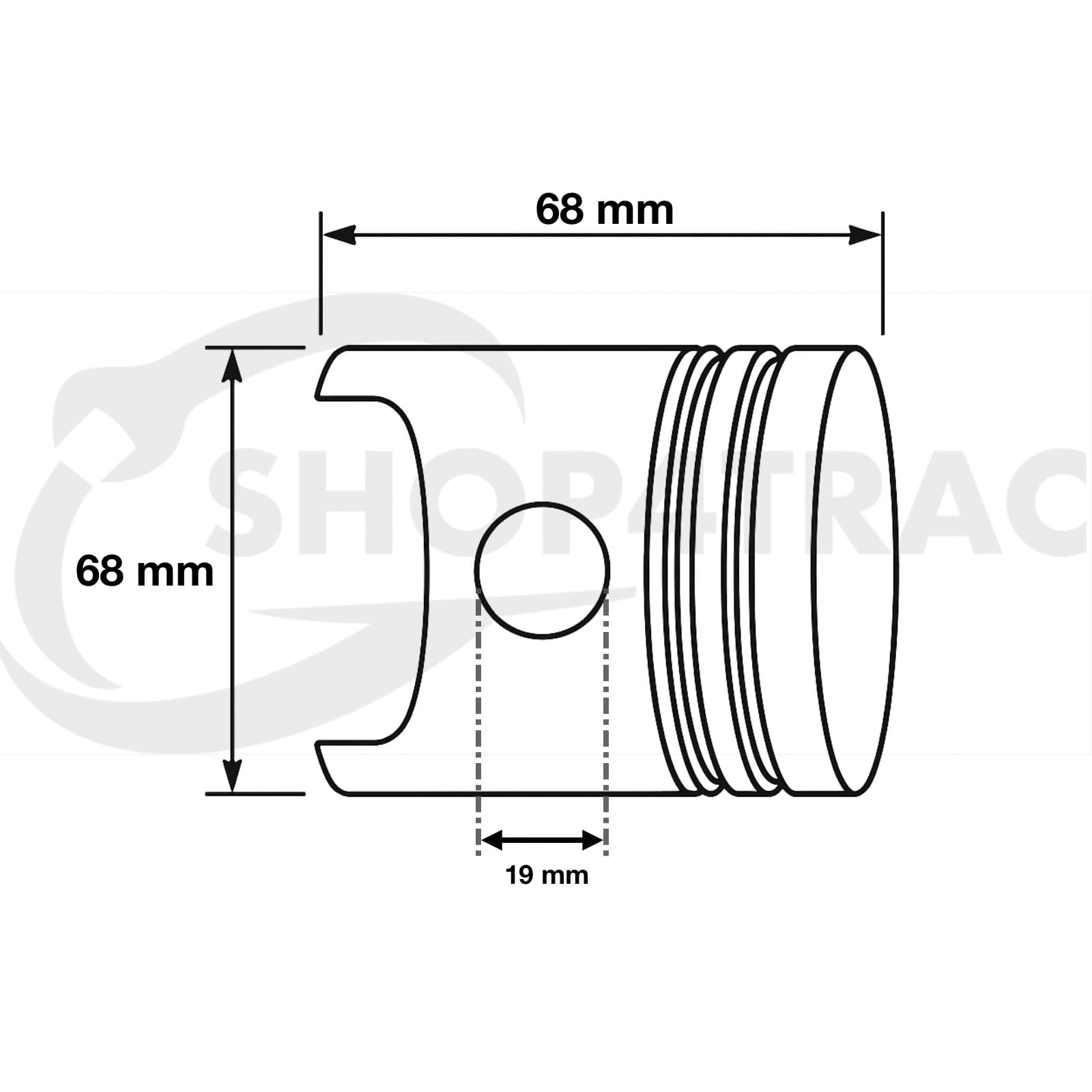 Zuiger K3B | K4B Mitsubishi | Iseki TX | TU - 3