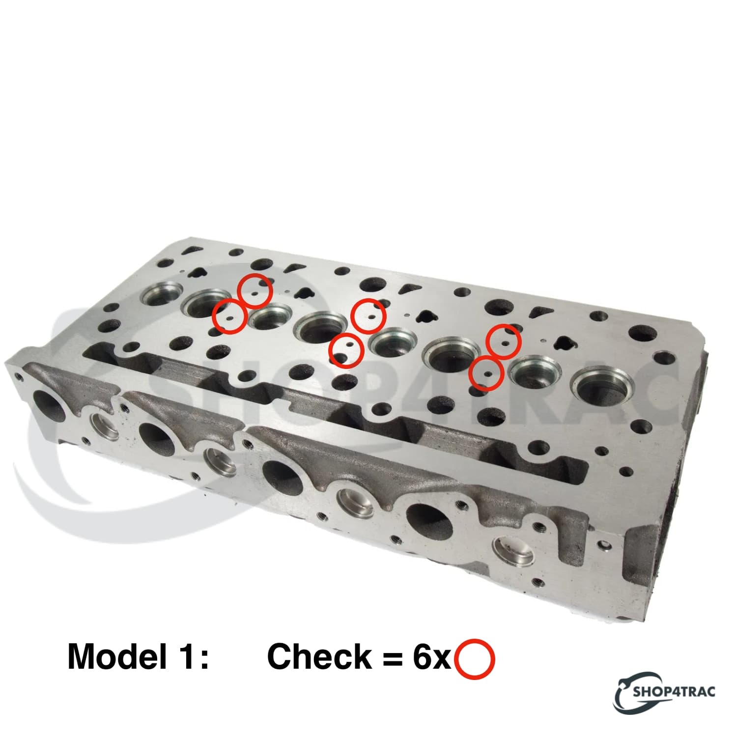 Cilinderkop Compleet Kubota V2203E | V2203B | V2403E | V2403M | model 1 - 2
