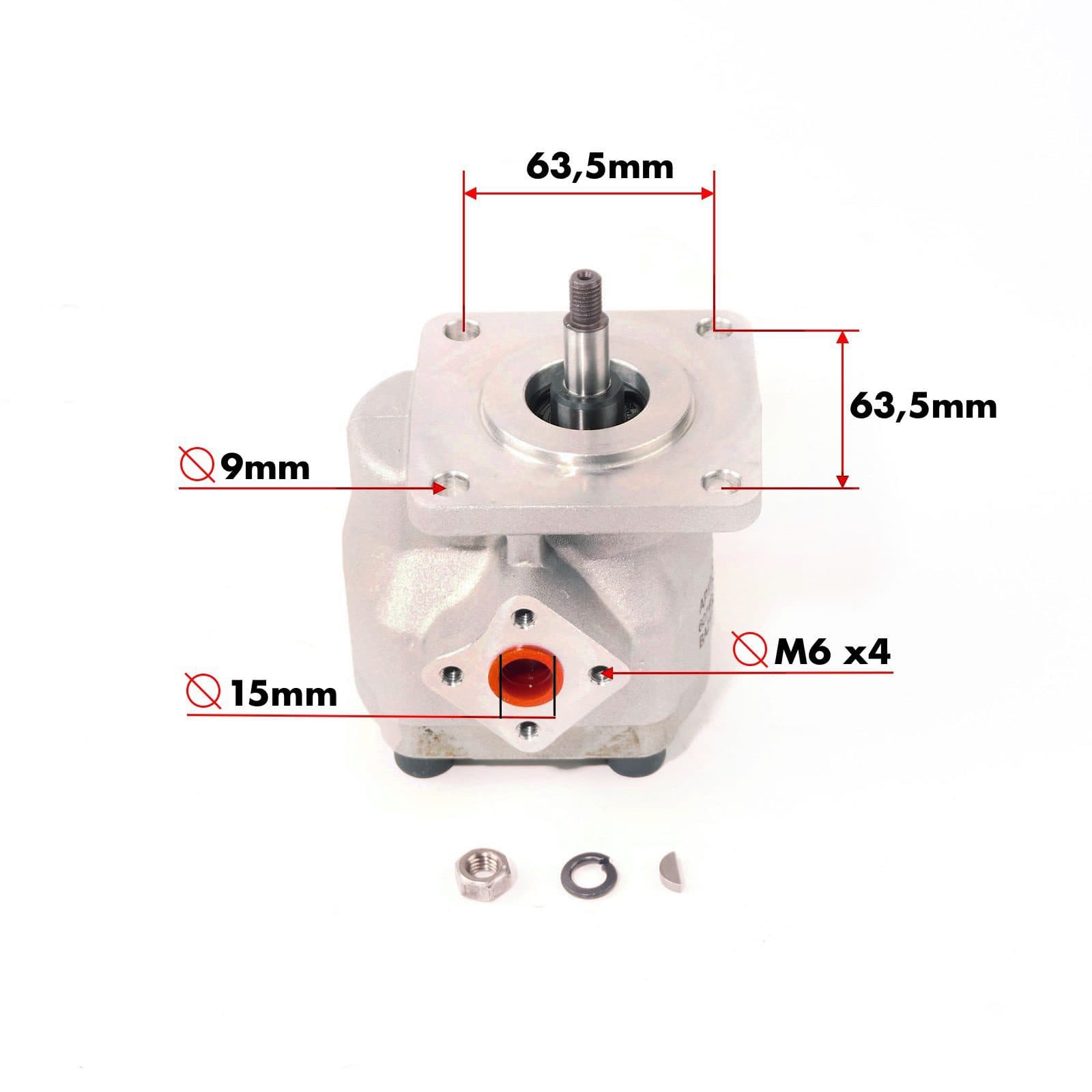 Hydraulic pump Yanmar YM1301 - YM1401 | F14 - F16 | Shop4Trac