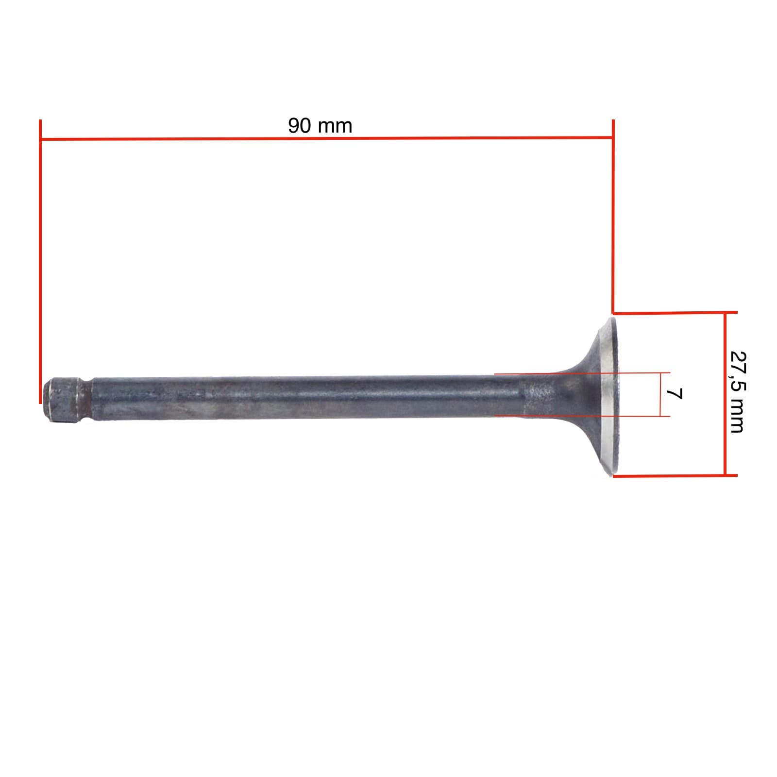 Exhaust valve Kubota D905, D1005, D1105 | V1505 - 2