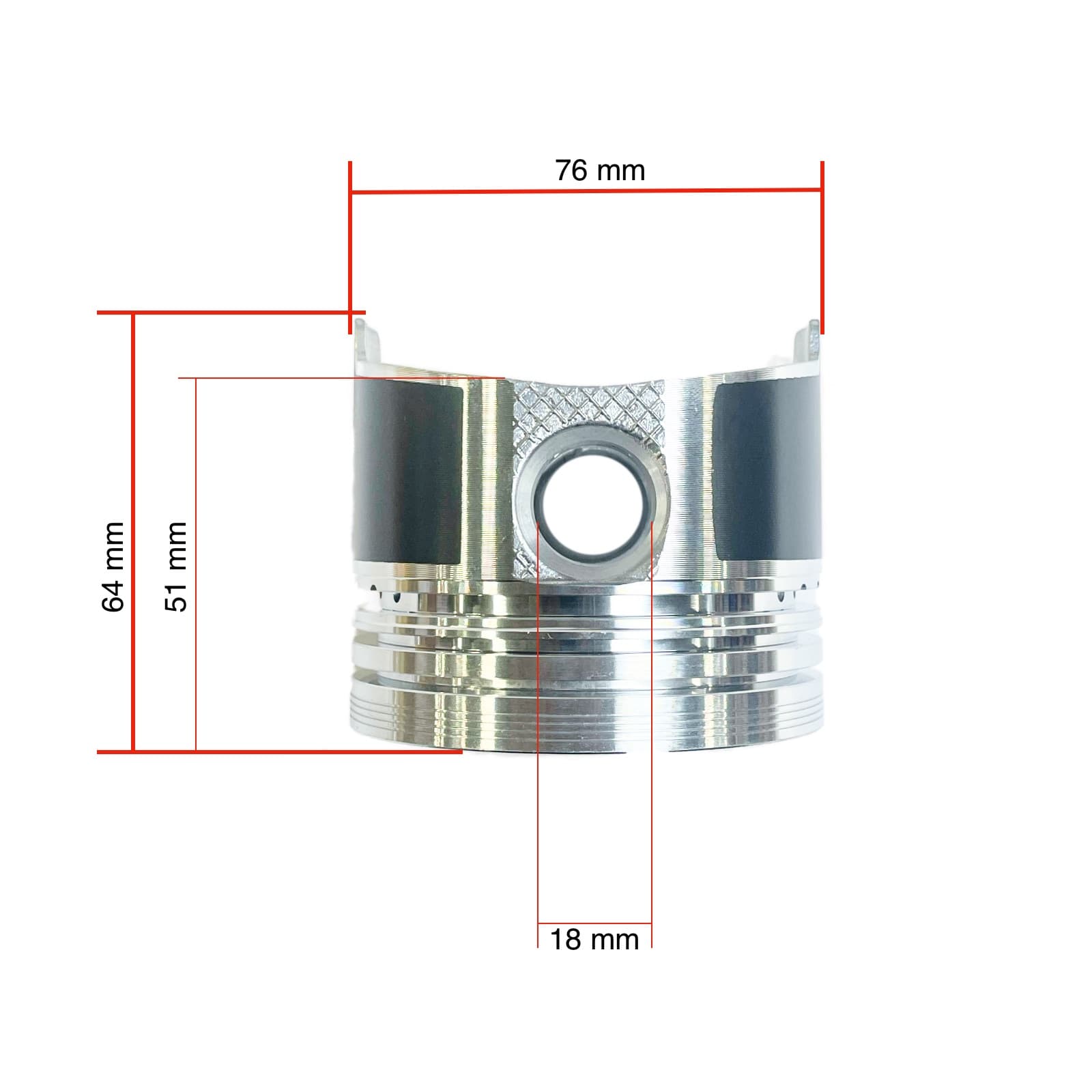 Piston Mitsubishi L2E, L3E | Pin 18mm - 2