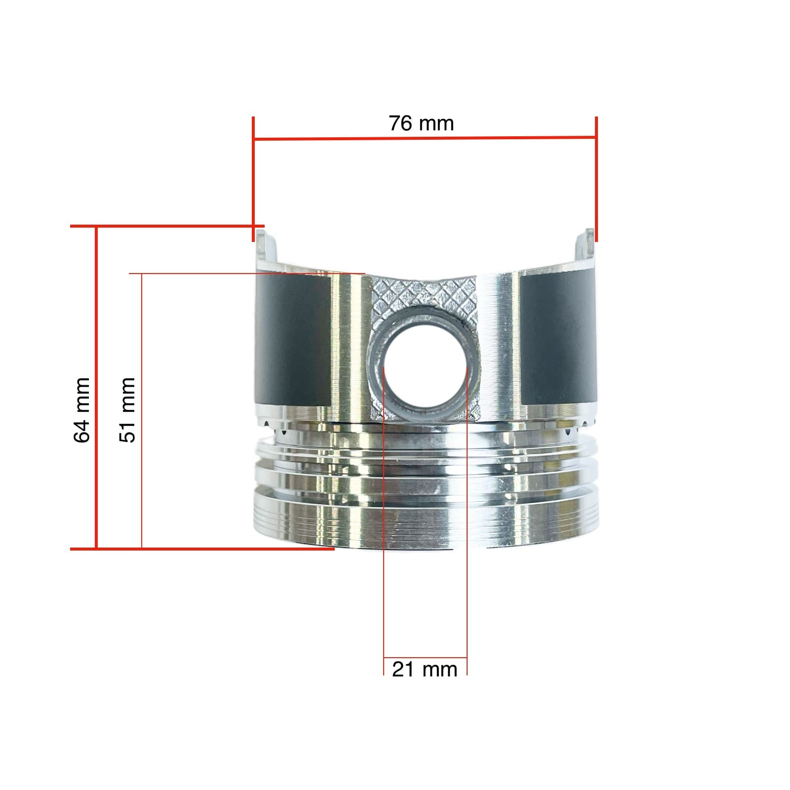 Piston Mitsubishi L2E, L3E | Pin 21mm - 2