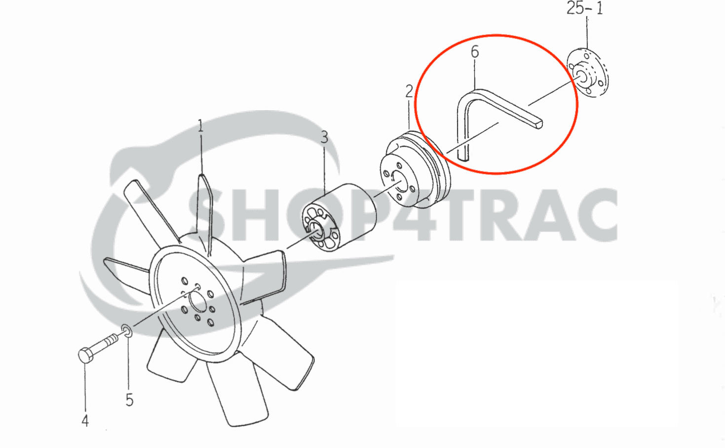 V-Snaar Iseki TX1300 - TX1500 | Shop4Trac