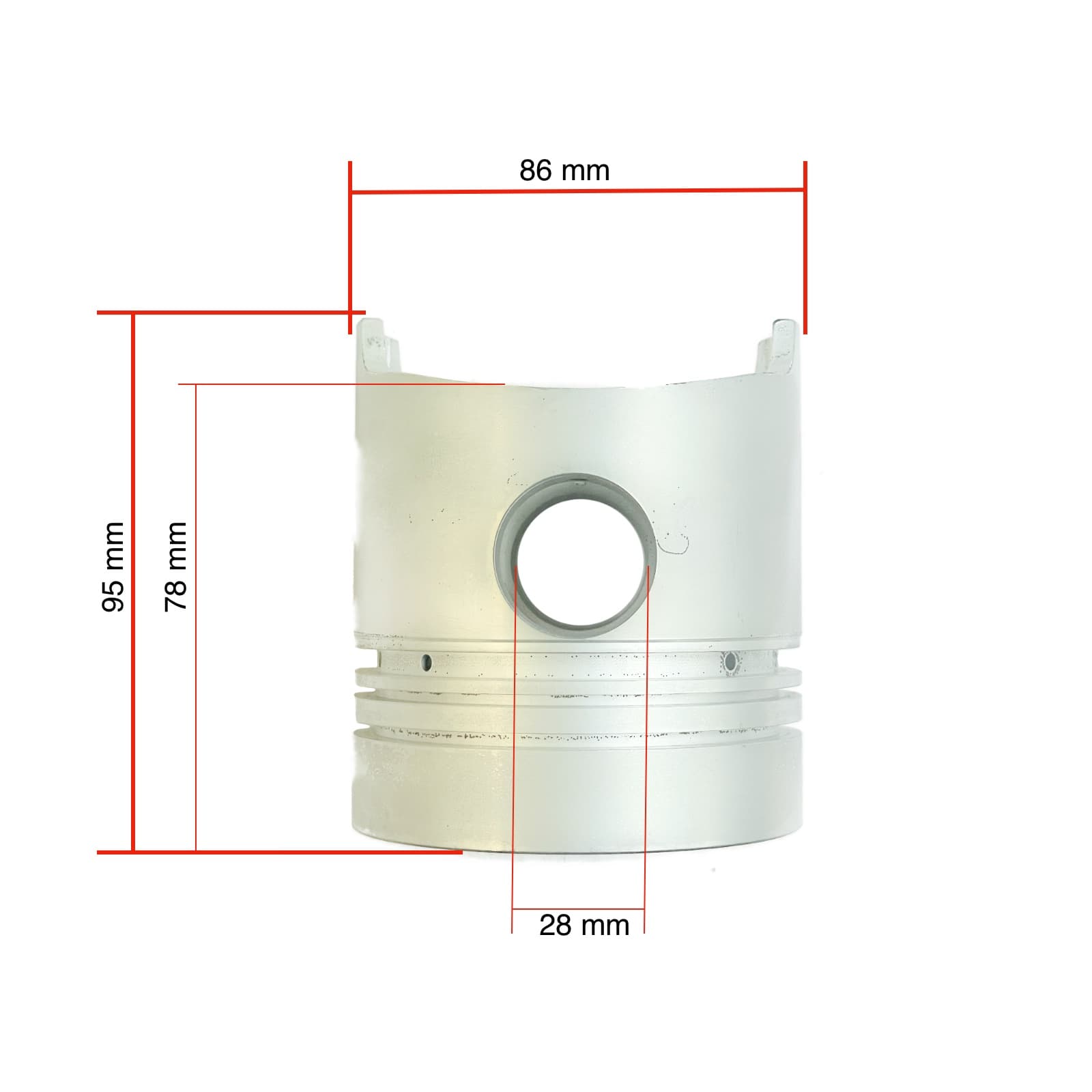 Piston Hinomoto E322, E324, E2802, E2804 - 2