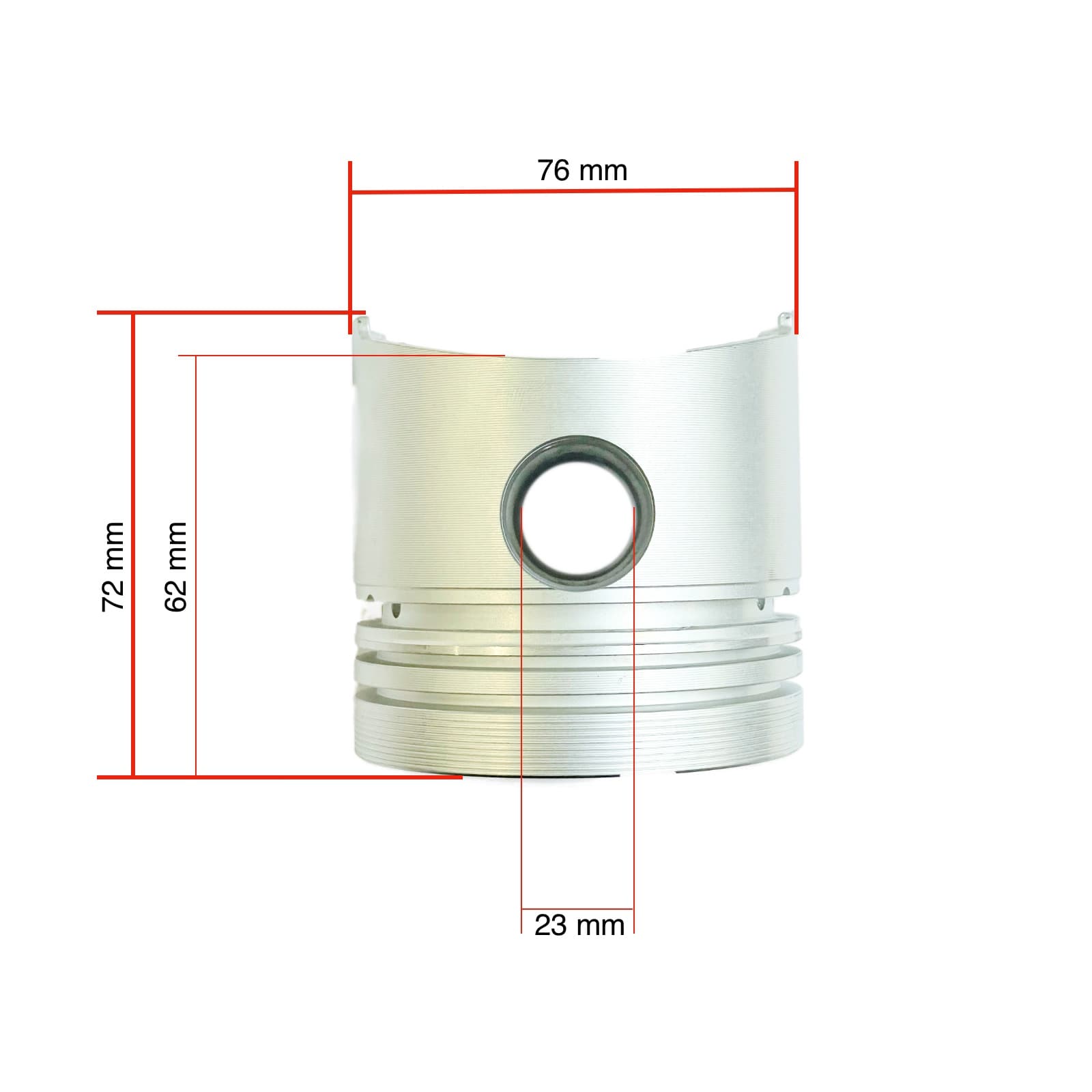 Piston Mitsubishi K3E | K4E | MT23D | Pre-chamber - 2