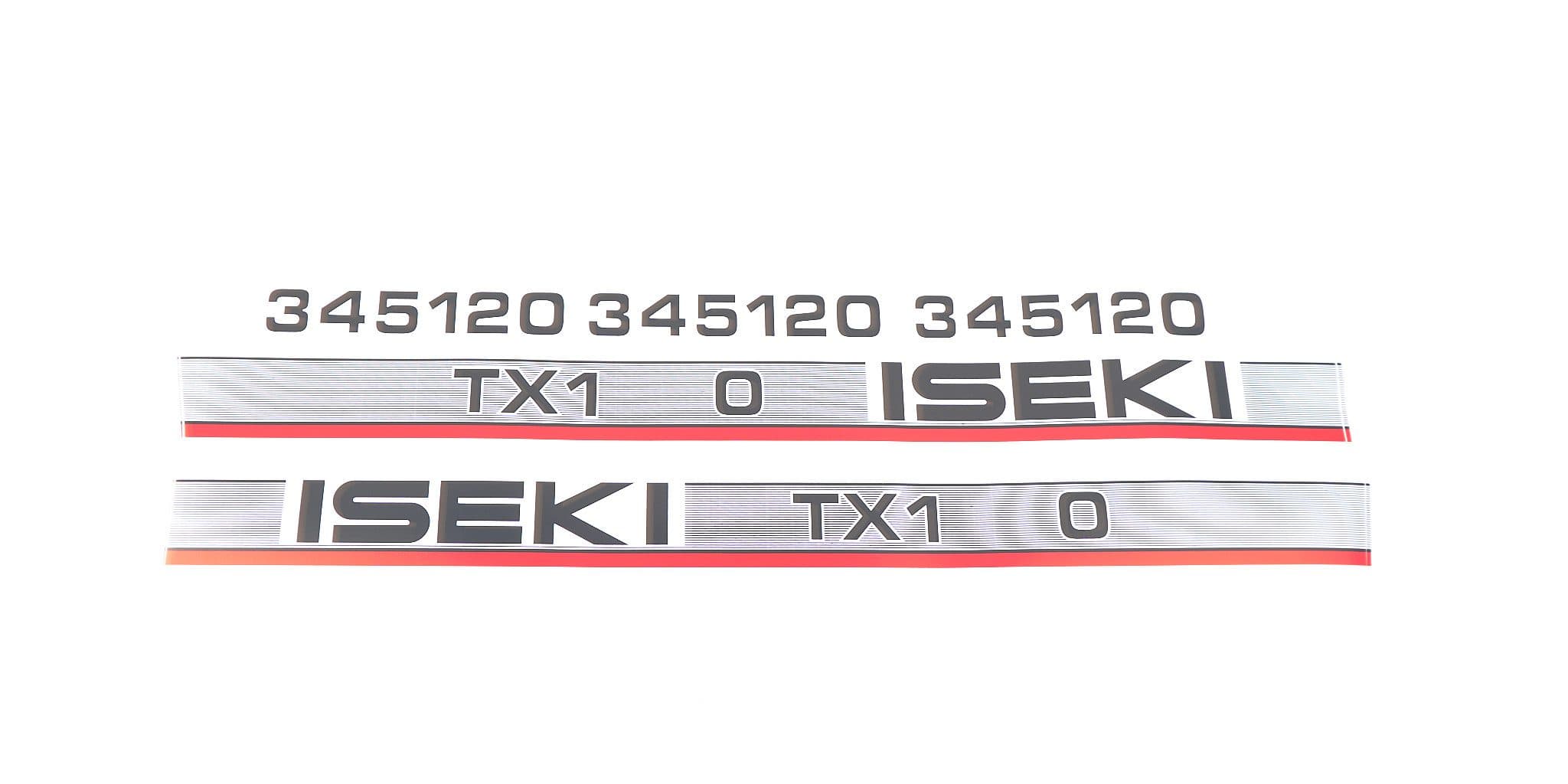 Sticker set Iseki TU serie 00 serie | TU1400-TU1600 | Shop4Trac