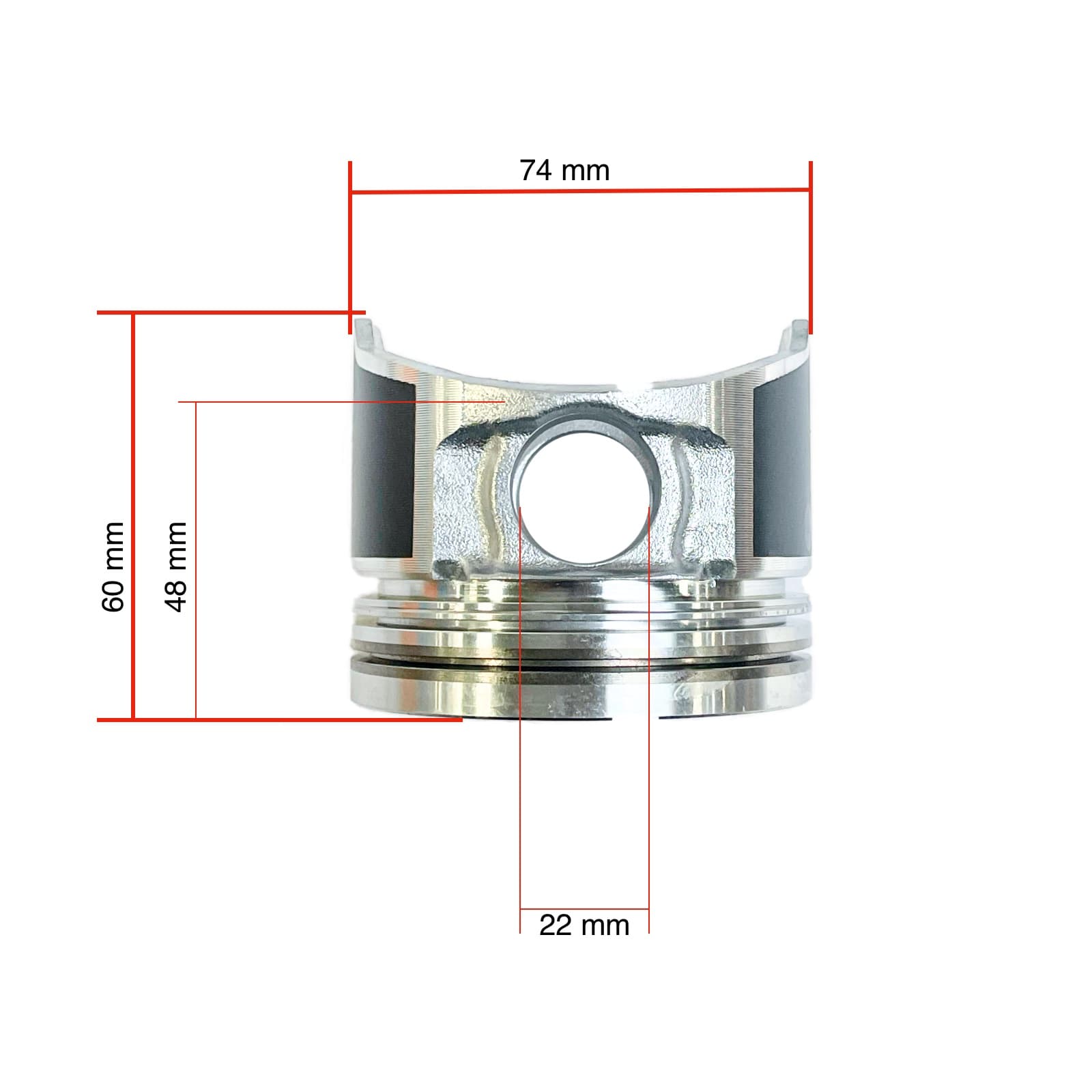Piston Yanmar 3TNM74 - 2