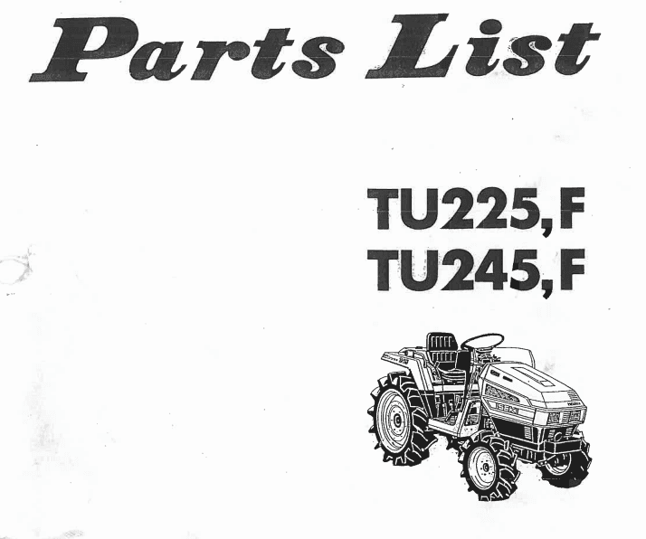 Handleiding Iseki Landhope TU225 – TU245F | Shop4Trac