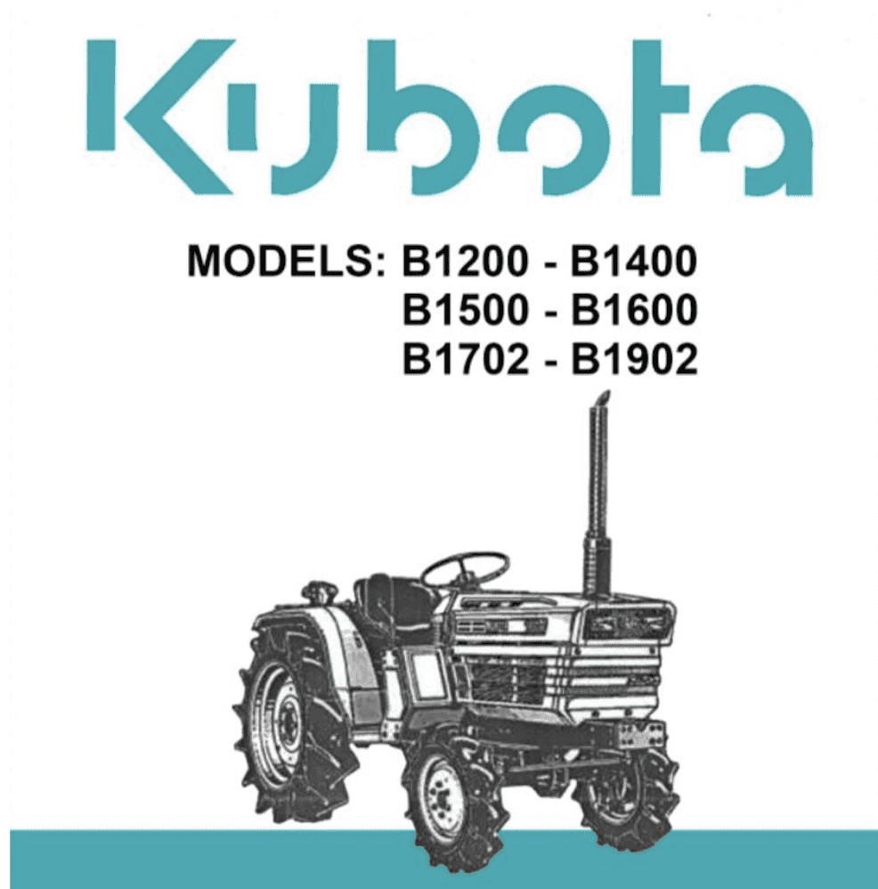 Manual Kubota B1200 - B1902