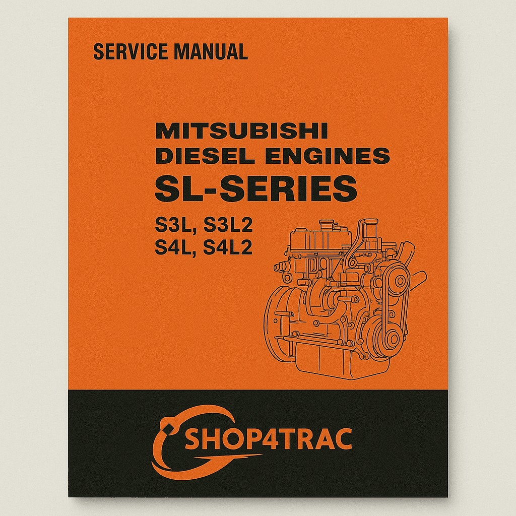 Manual service manual Mitsubishi S3L | S3L2 | S4L2 | S4L Vetus | Solé | Deutz | Atlas | Mahindra | Caterpillar