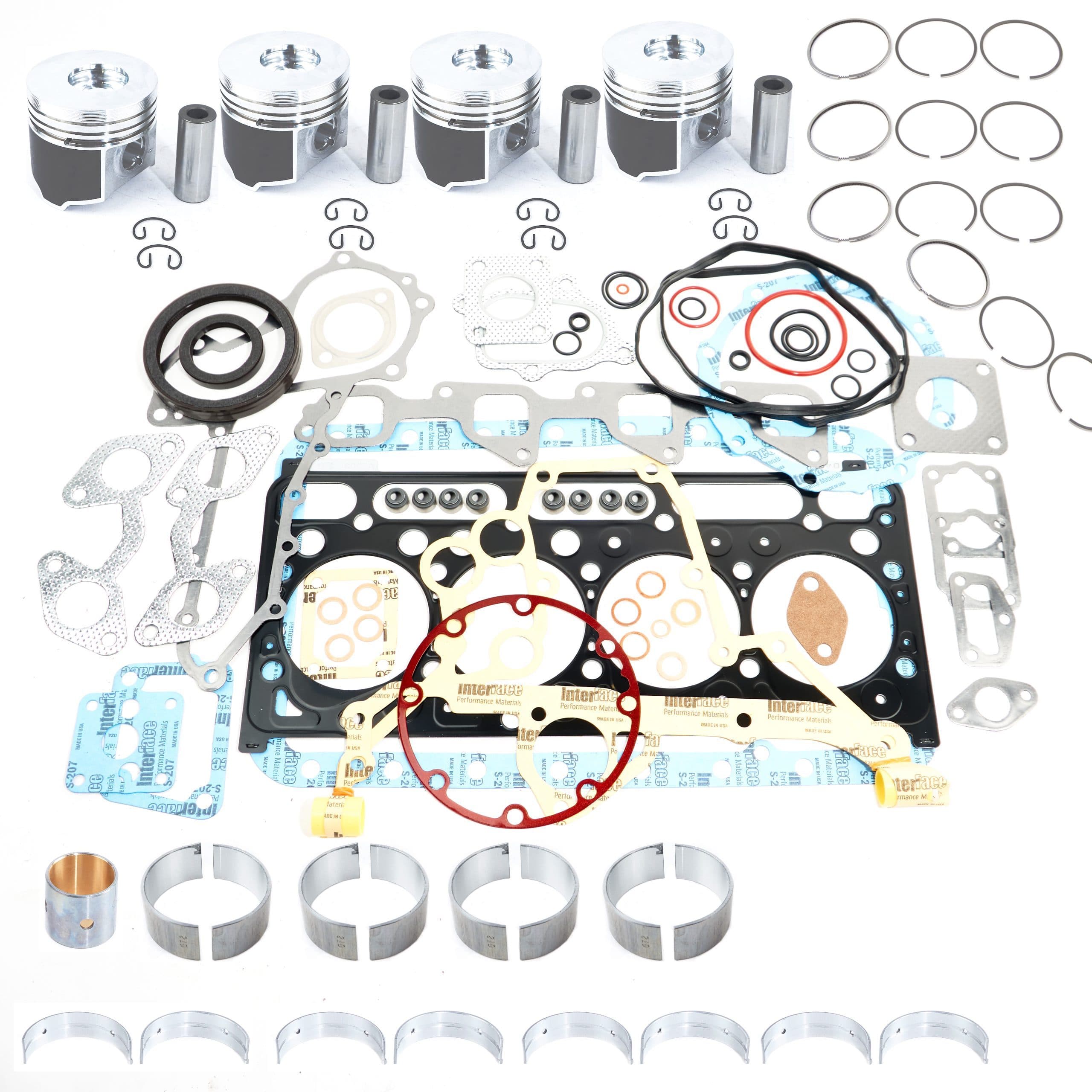 Engine overhaul kit Kubota V2203DI | V2403DI(direct injection)