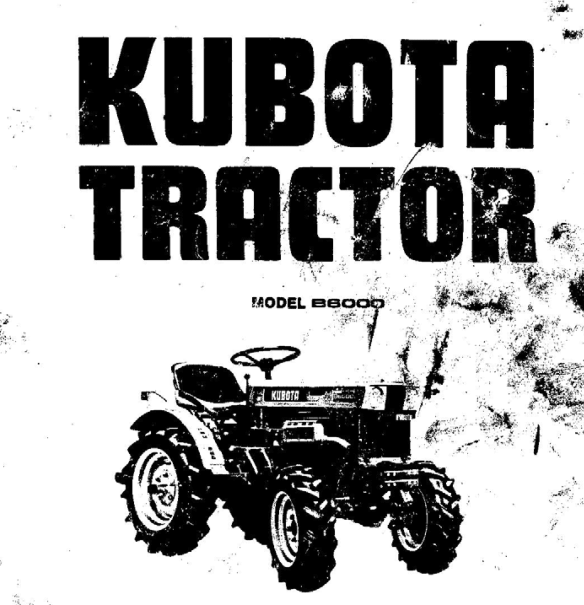 Manual Kubota B6000 | Zen-noh ZB6000