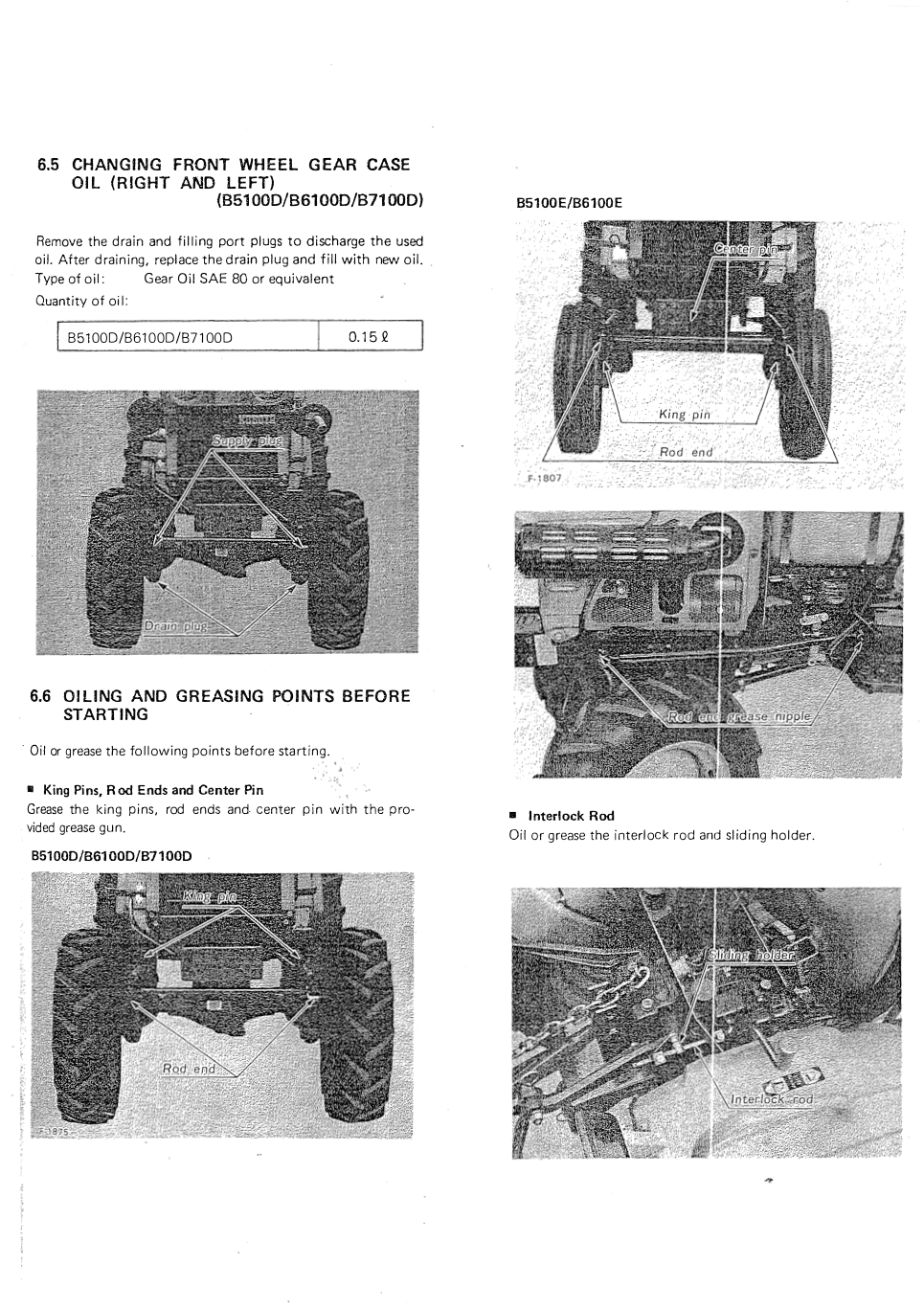 Handleiding Kubota B5000 - B7001 | B5100 - B7100