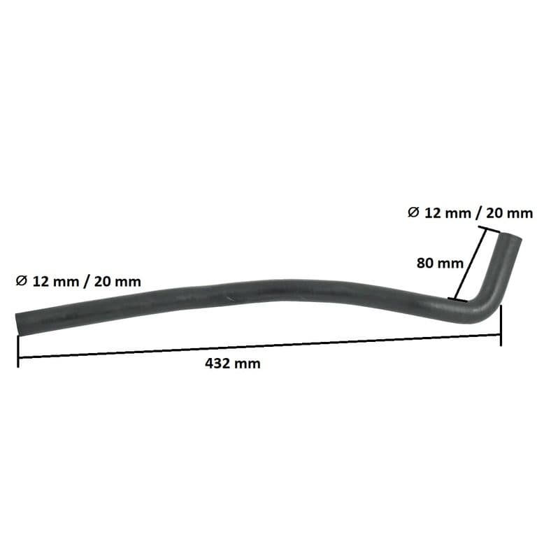 Radiateurslang Kubota B1600 | B1-14 | B1-17 | Shop4Trac