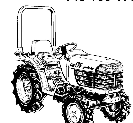 Manual Kubota GB145 - B175 | All languages