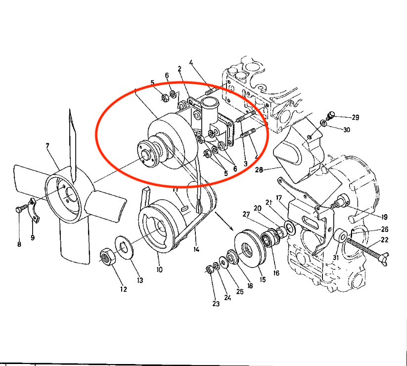 Alternator Kubota D650 | D750 | D850 | D950 | B5000- B7100 | Zen-noh | Shop4Trac