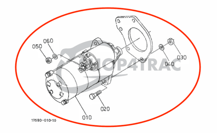 Startmotor Kubota Z402 | Aixam | Shop4Trac