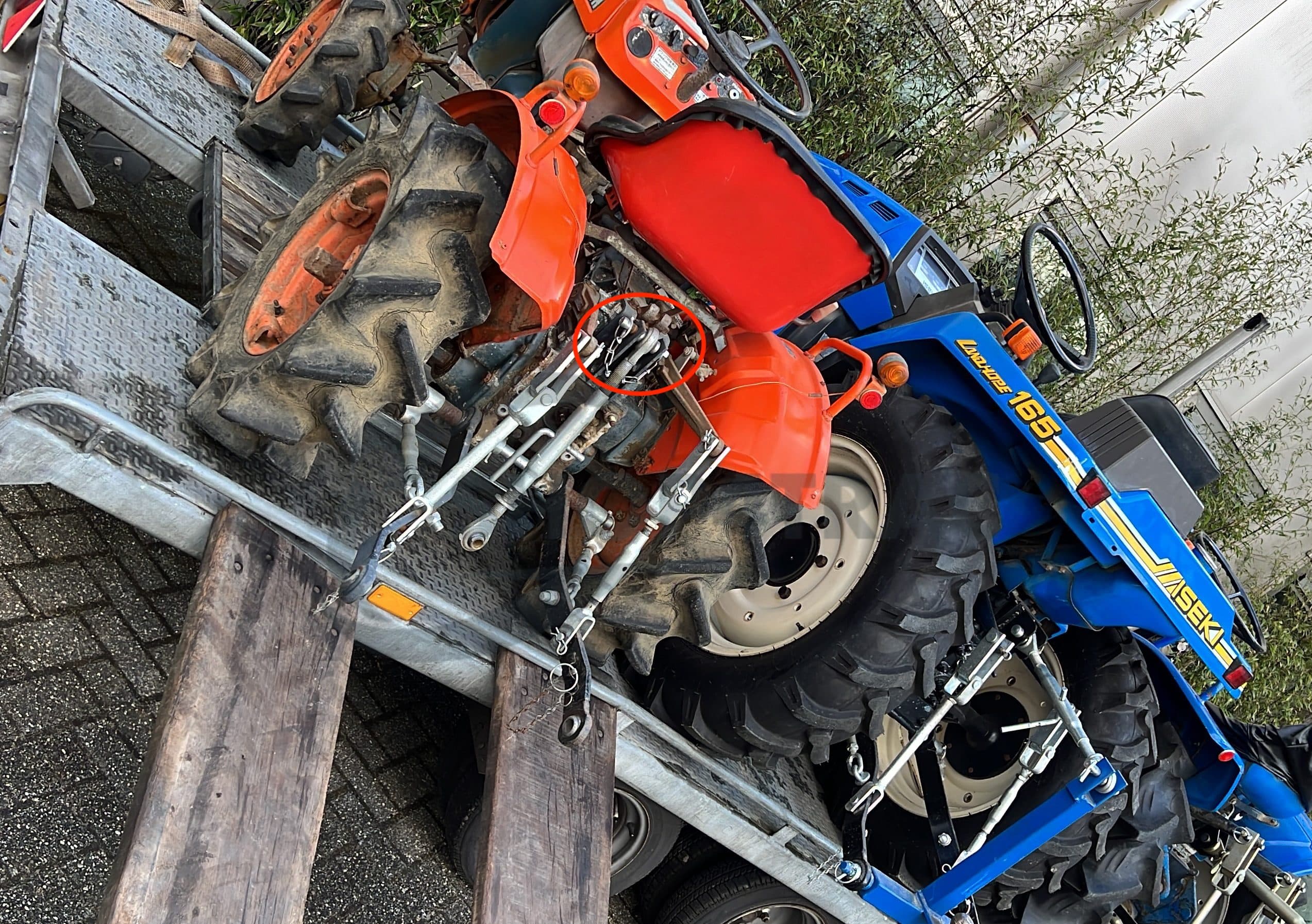 Topstang bevestiging | Topstanghouder Kubota B5000 - B7001 | B1200 - B7100 - 8