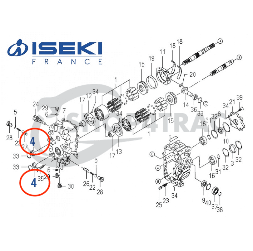 Keerring Iseki HST | TXG | TM | TC20307 - 2