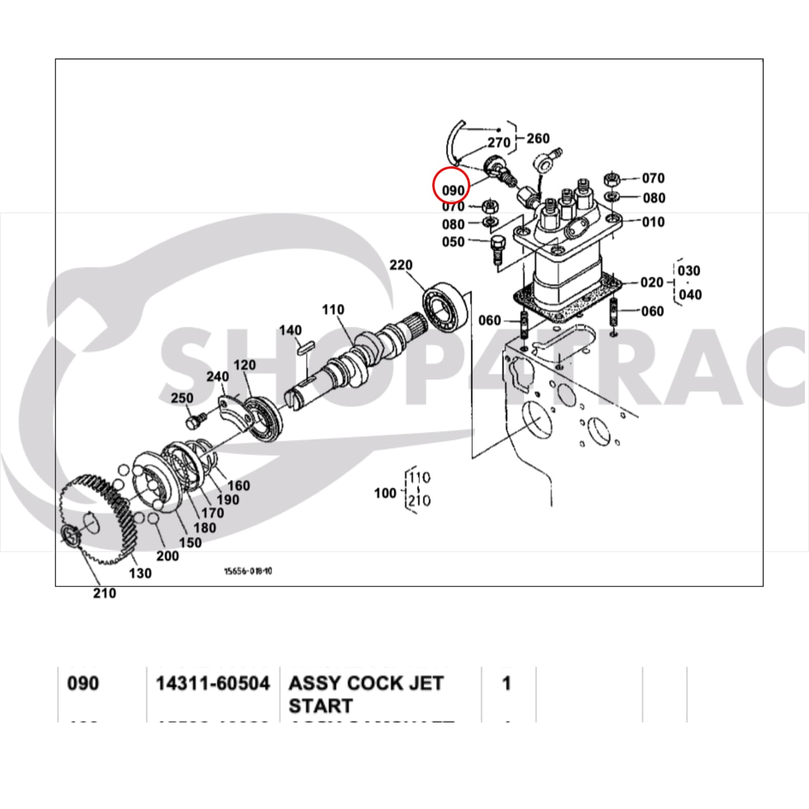 Ontluchtingsventiel Kubota GL | B | L | Bobcat - 2