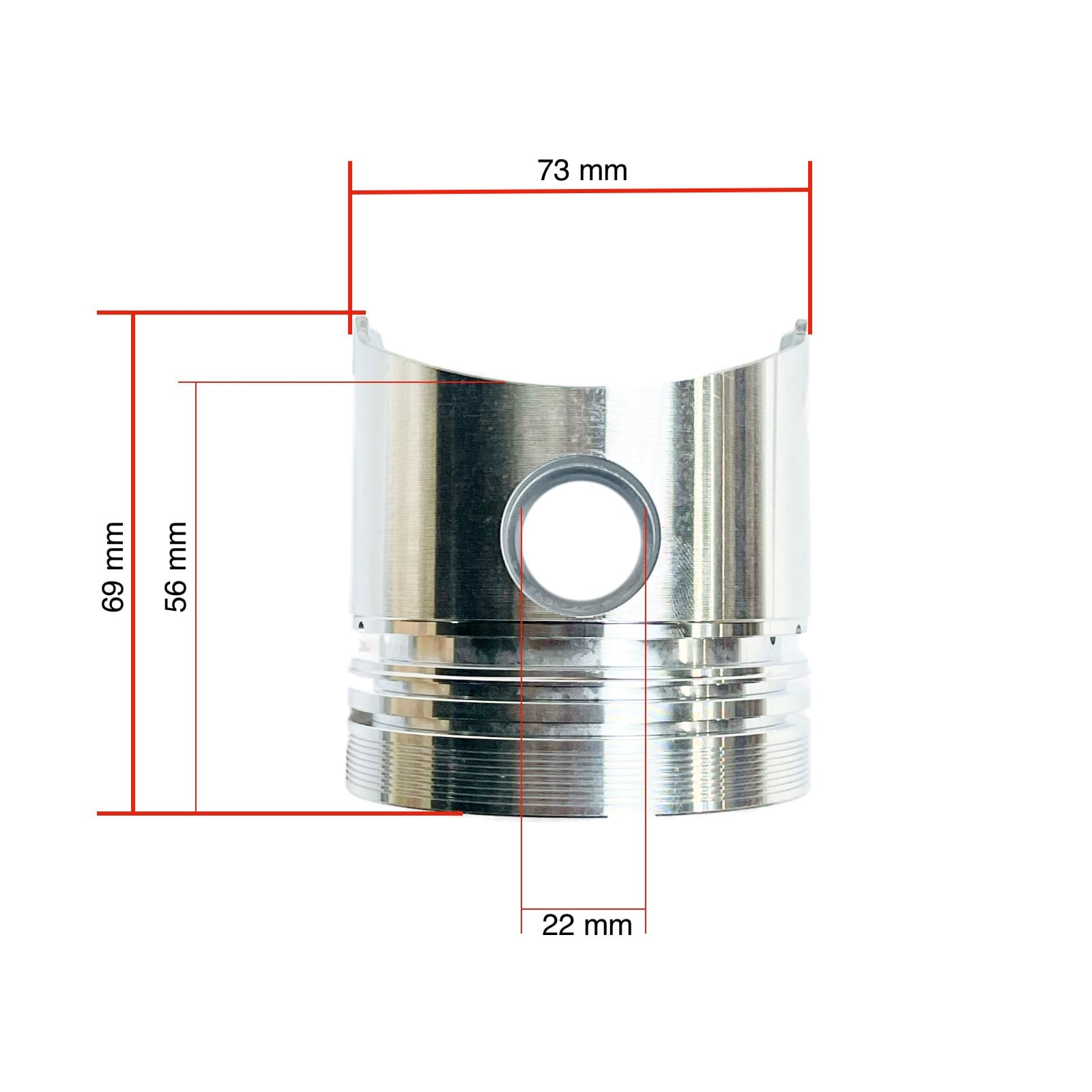 Piston Yanmar 3T75U | YM1600 - YM250 | F16 - 2