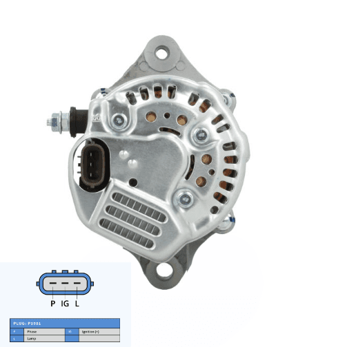 Dynamo Kubota D722 - D902 - D905 - D1005 - D1105 - D1105-T -  D1305 -  V1305 - V1505 - V1505-T - Z602 - 3