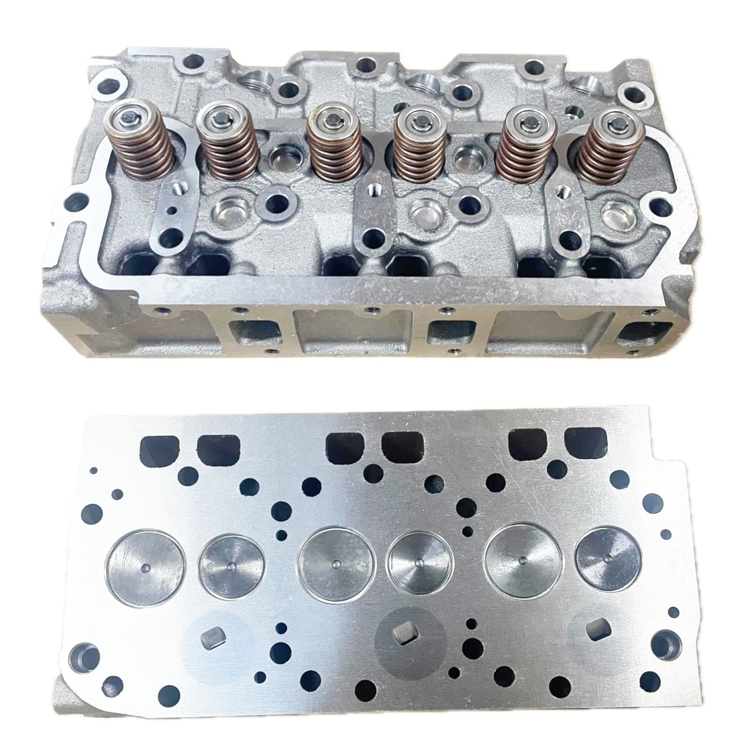 Cilinderkop Iseki E3CD | E3CD-T | E3CE | compleet + koppakking + gloeibougie - 3