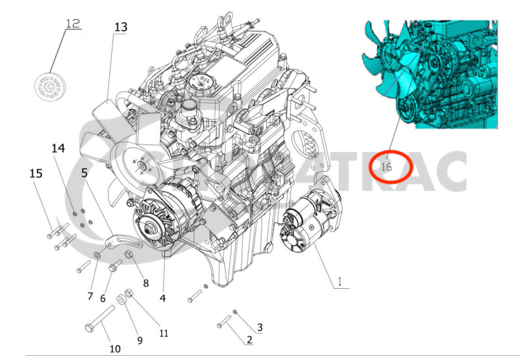 Onderhoudsset compleet Solis 26 - 2