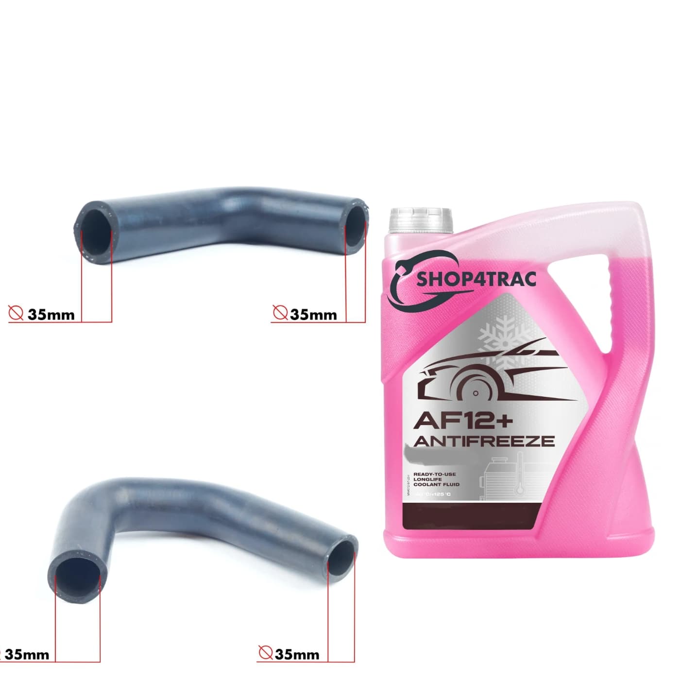 Kubota B6001 – B7100 | ZB6001 – ZB7100 | Radiateurslangset - kit radiateurslangen | + koelwater - 2