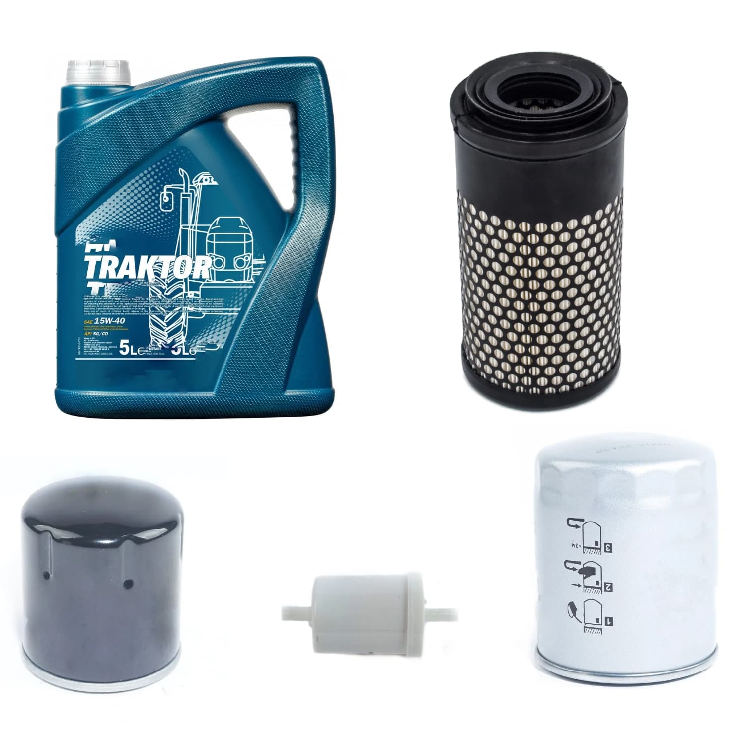 Filter Kit complete kubota ZD18 - ZD28 | F2680 - F2880E | GZD15 | GZD15II | RTV500