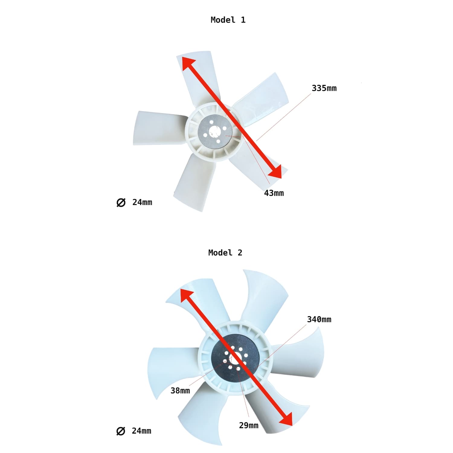 Cooling Fan Kubota B1550- B1750 | F2000 - F2100