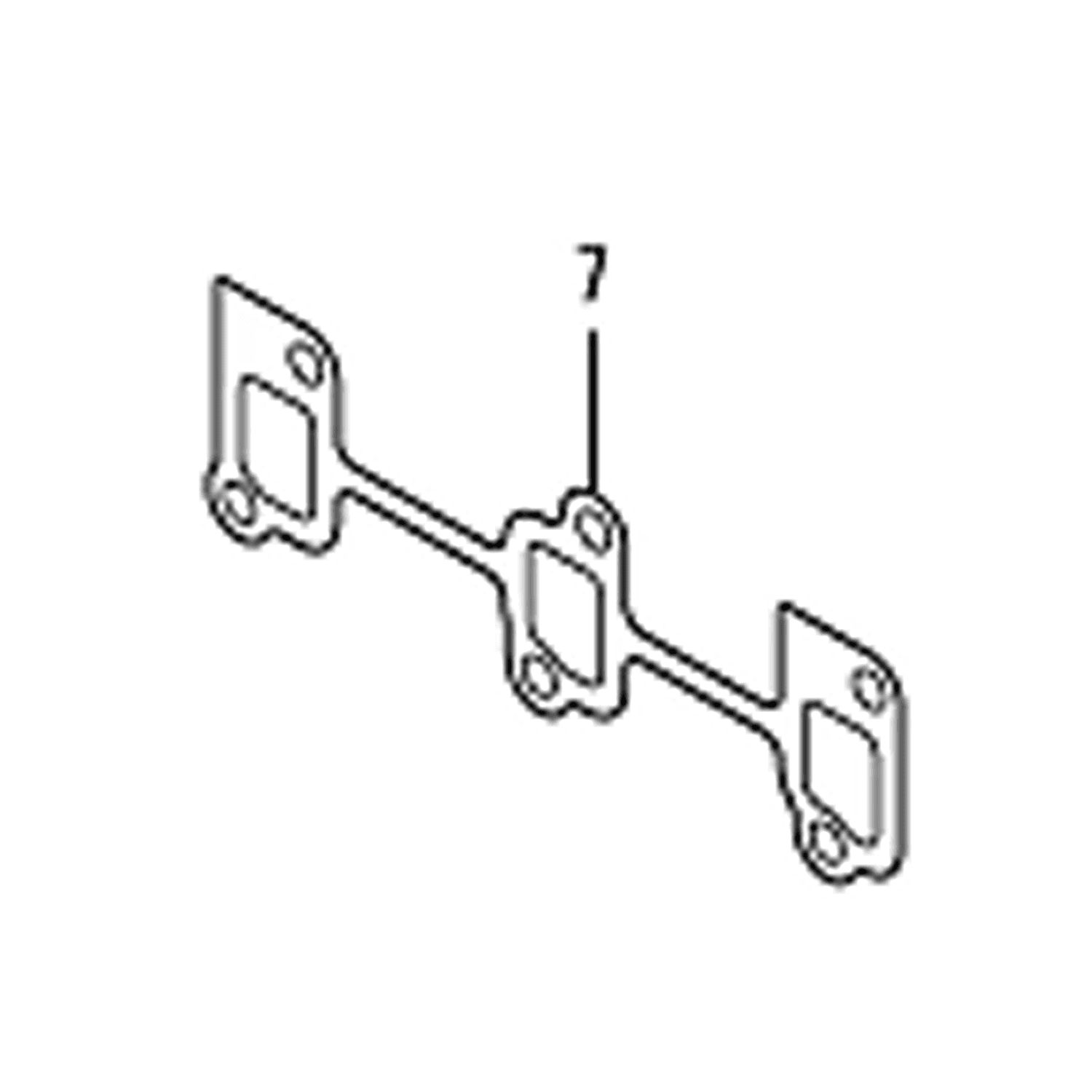 Uitlaatpakking Yanmar 3TNV70 | 3D70E | Fuchs | Goldoni | Takeushi - 2