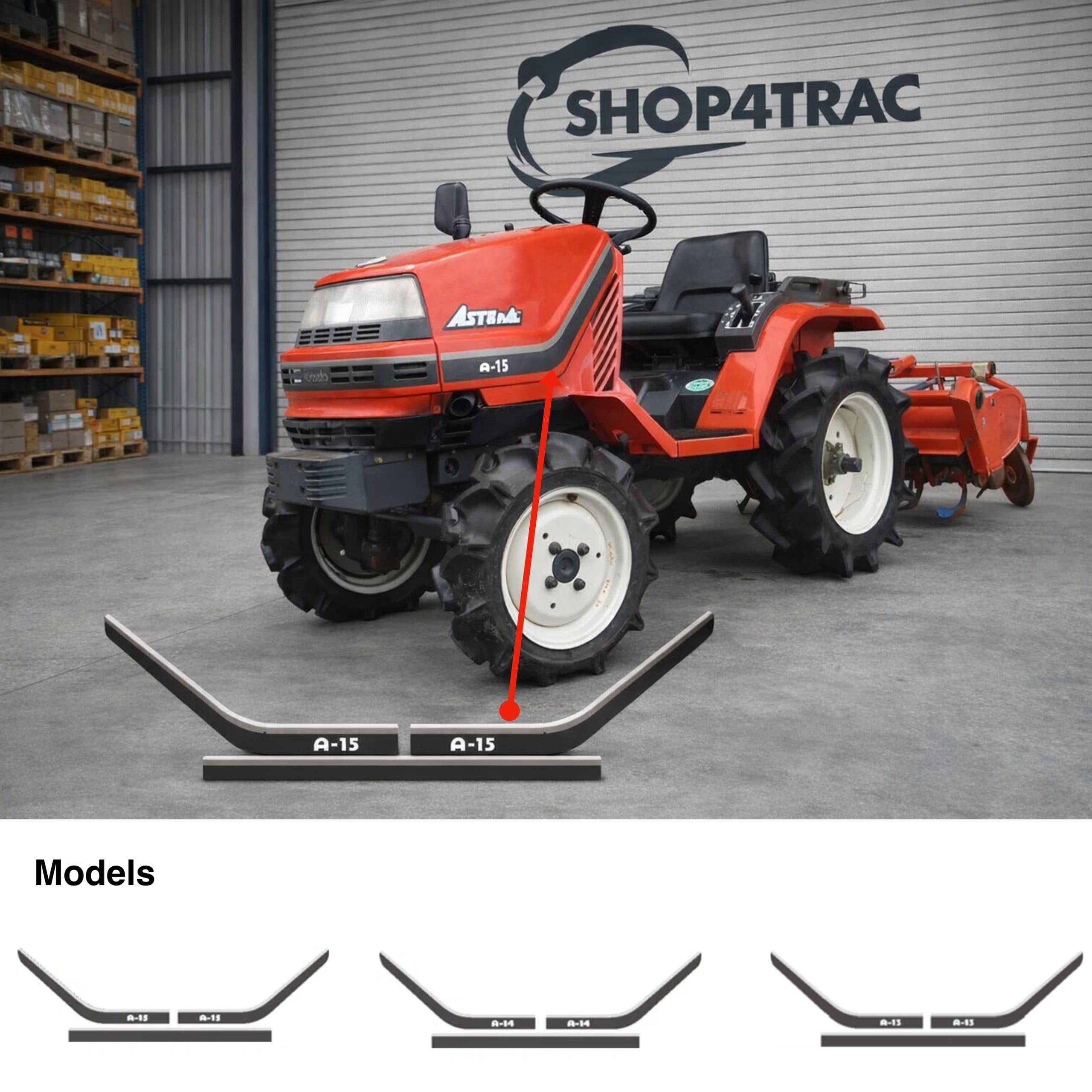 Sticker | Stickerset Kubota A14 | ASTE Series - 2