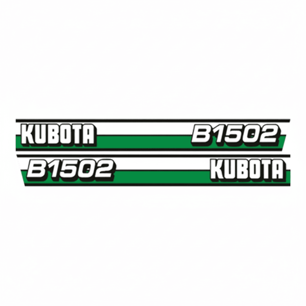 Decal | Decal Set Kubota B1502 | B Series