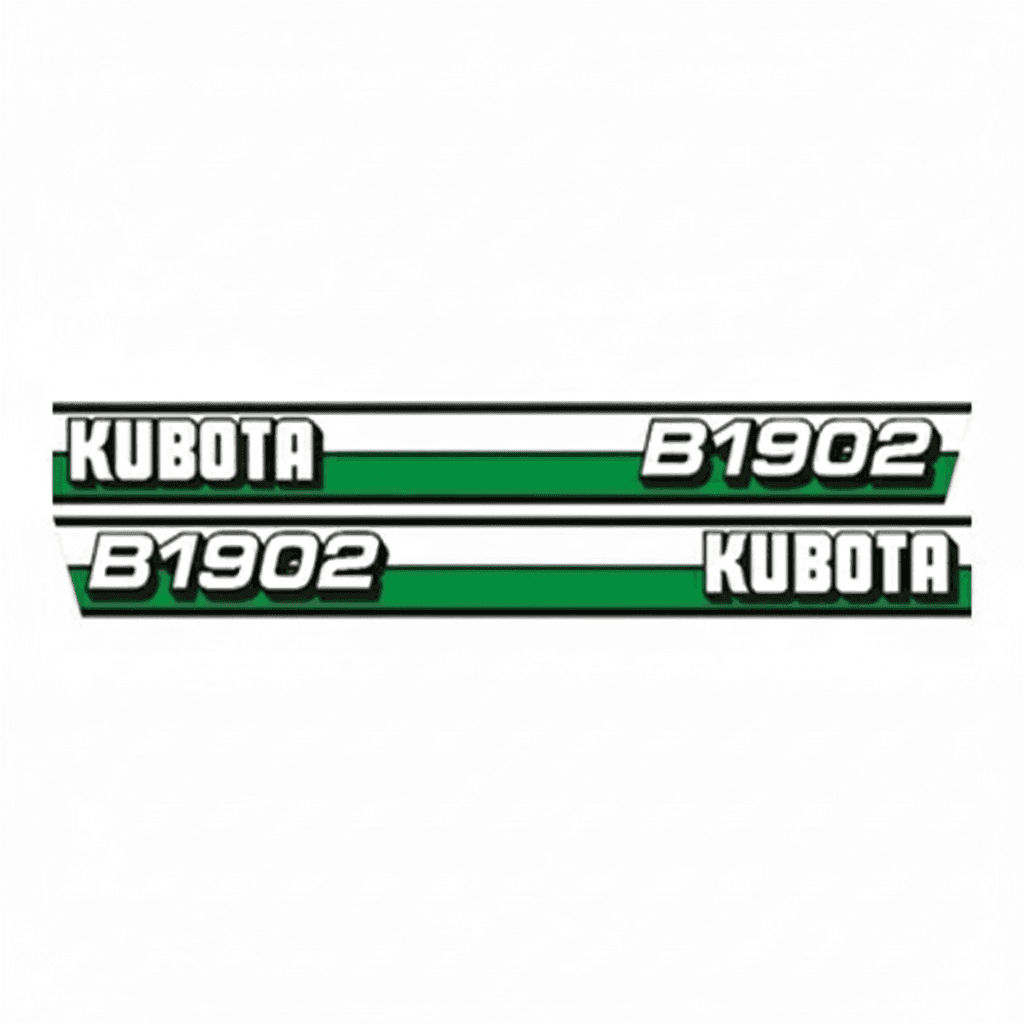 Sticker | Sticker Set Kubota B1902 | B Series