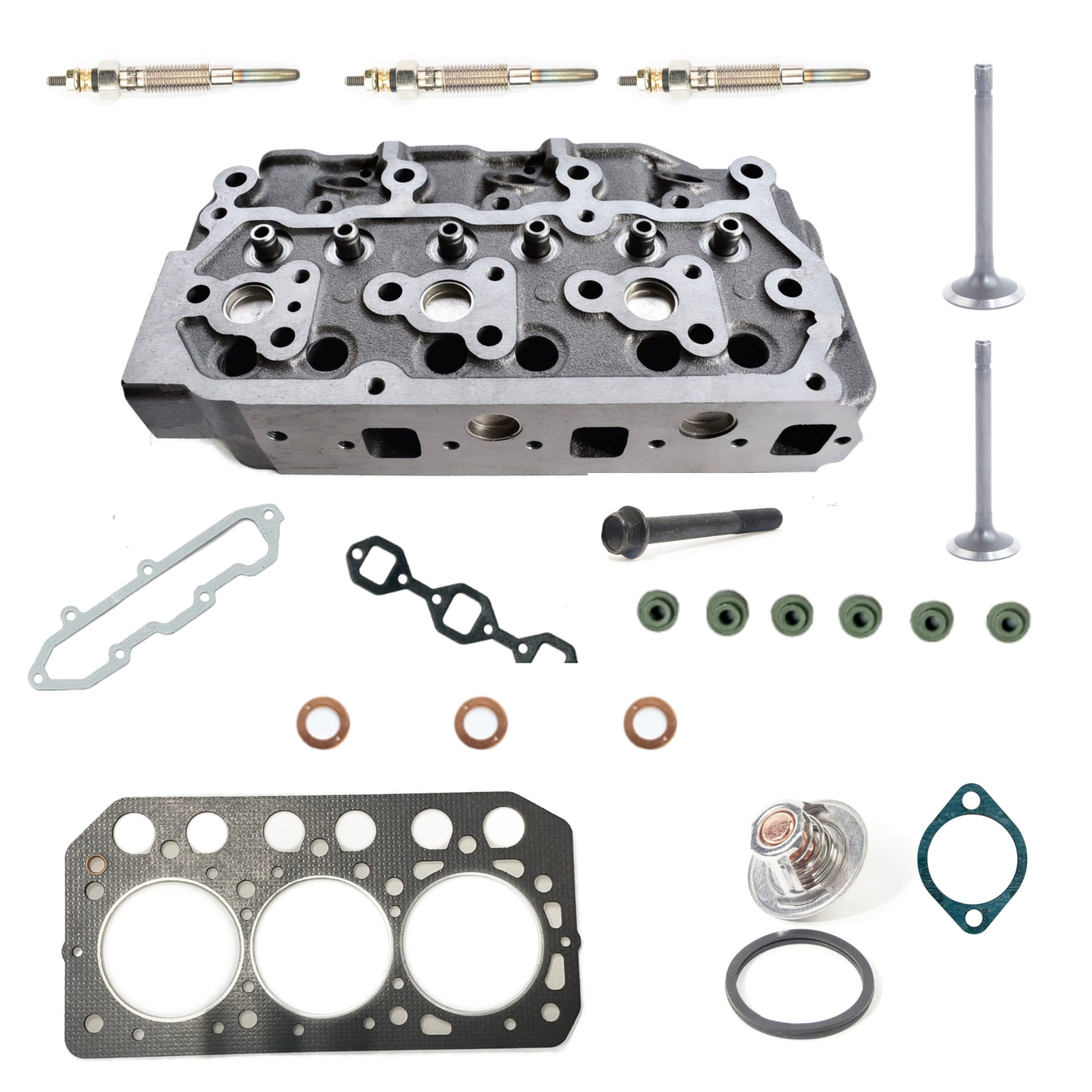 Cylinder Head + Repair Kit Mitsubishi S3L | S3L2 | Caterpillar | Pel-job