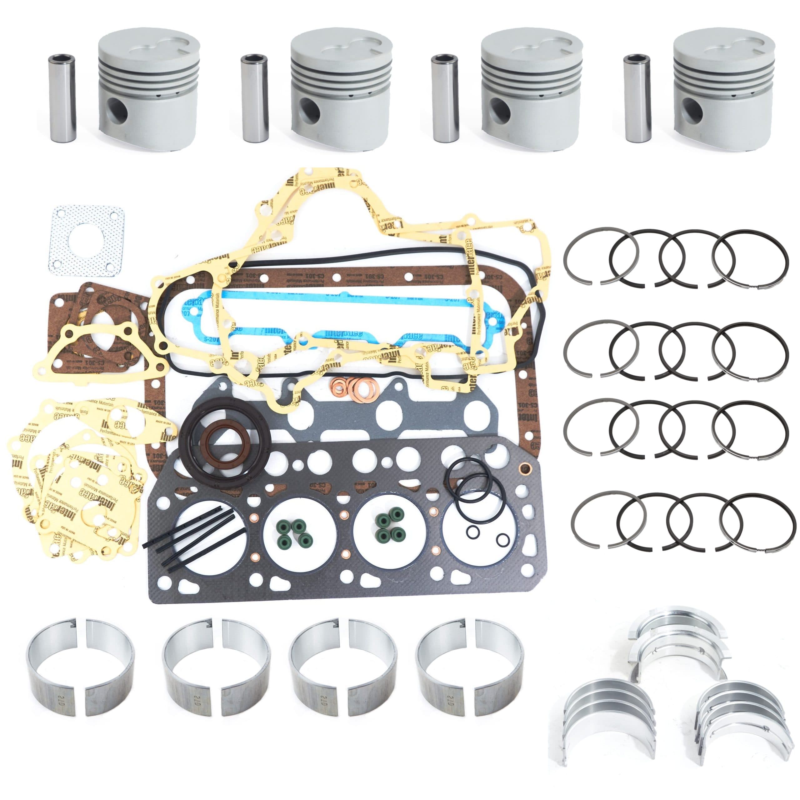 Overhaul kit Mitsubishi K4E - Indirect injection | Mitsubishi | Vetus | Weidemann