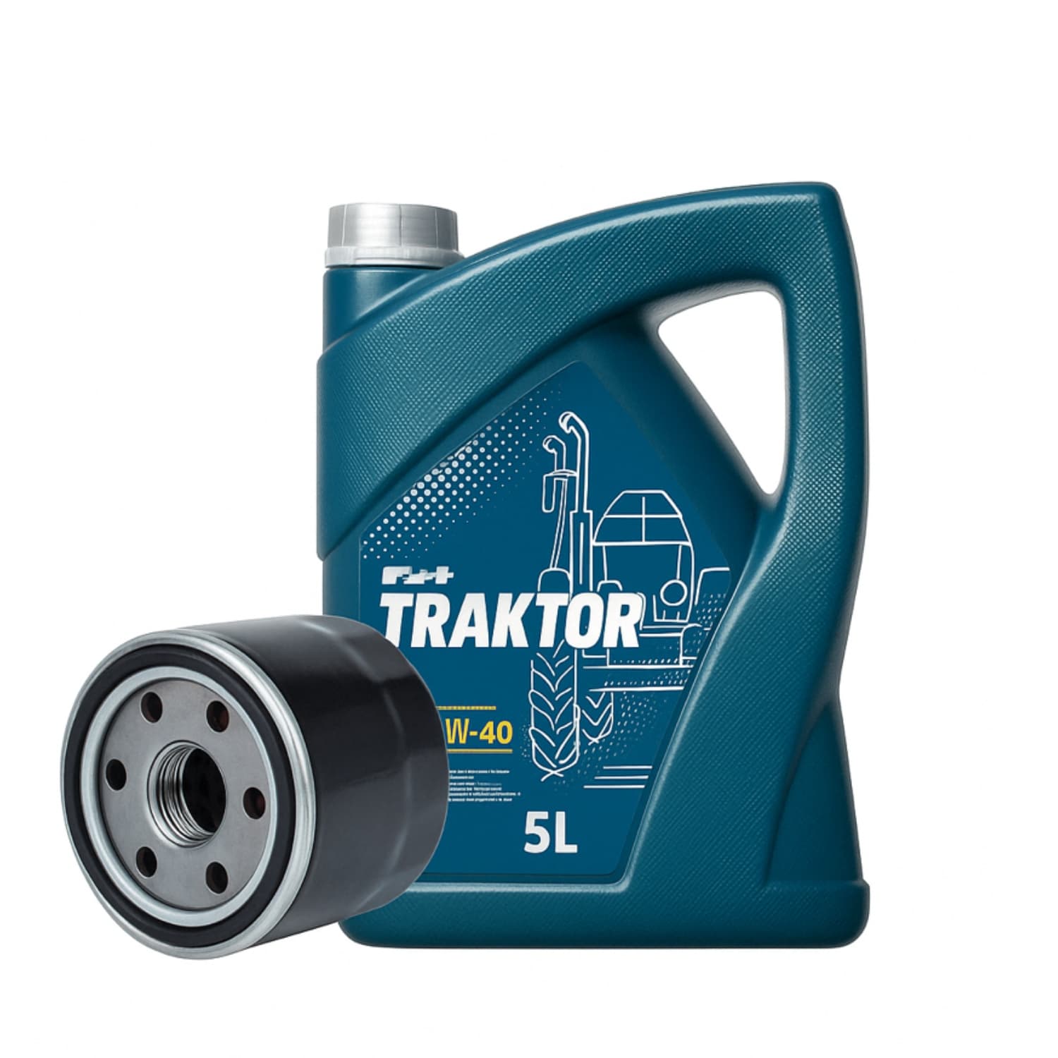 Set Motoroliefilter + Olie 15W40 Iseki TA Landleader | TA207 – TA287F | TA317F – TA530 | TA538 – 5040