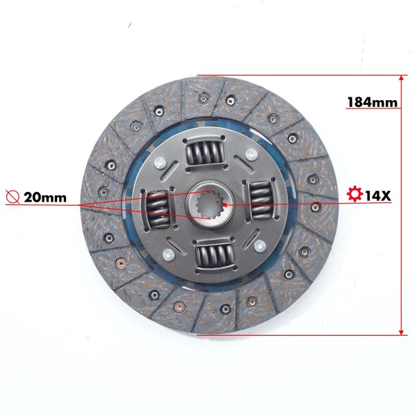 Clutch set Kubota A | B | B1 | XB | Zen-noh ZB1200 - ZB1502 - Image 5